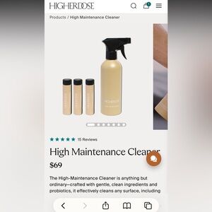 New! HigherDose — High Maintenance Cleaner